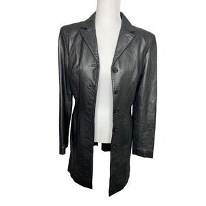 Women's Black Leather Jacket